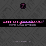 Community Based Doula Essential Business Forms Bundle