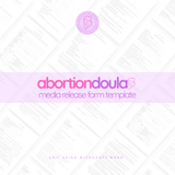Abortion Doula Media Release Form