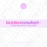 Lactation Consultant Media Release Form