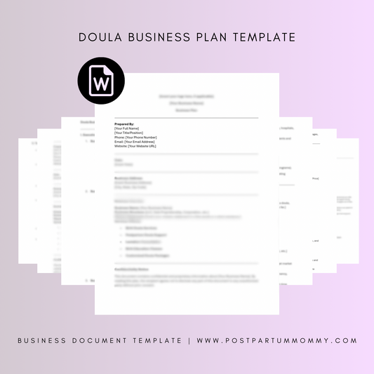 Doula Business Plan Template