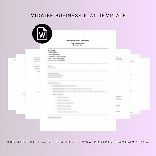 Midwife Business Plan Template