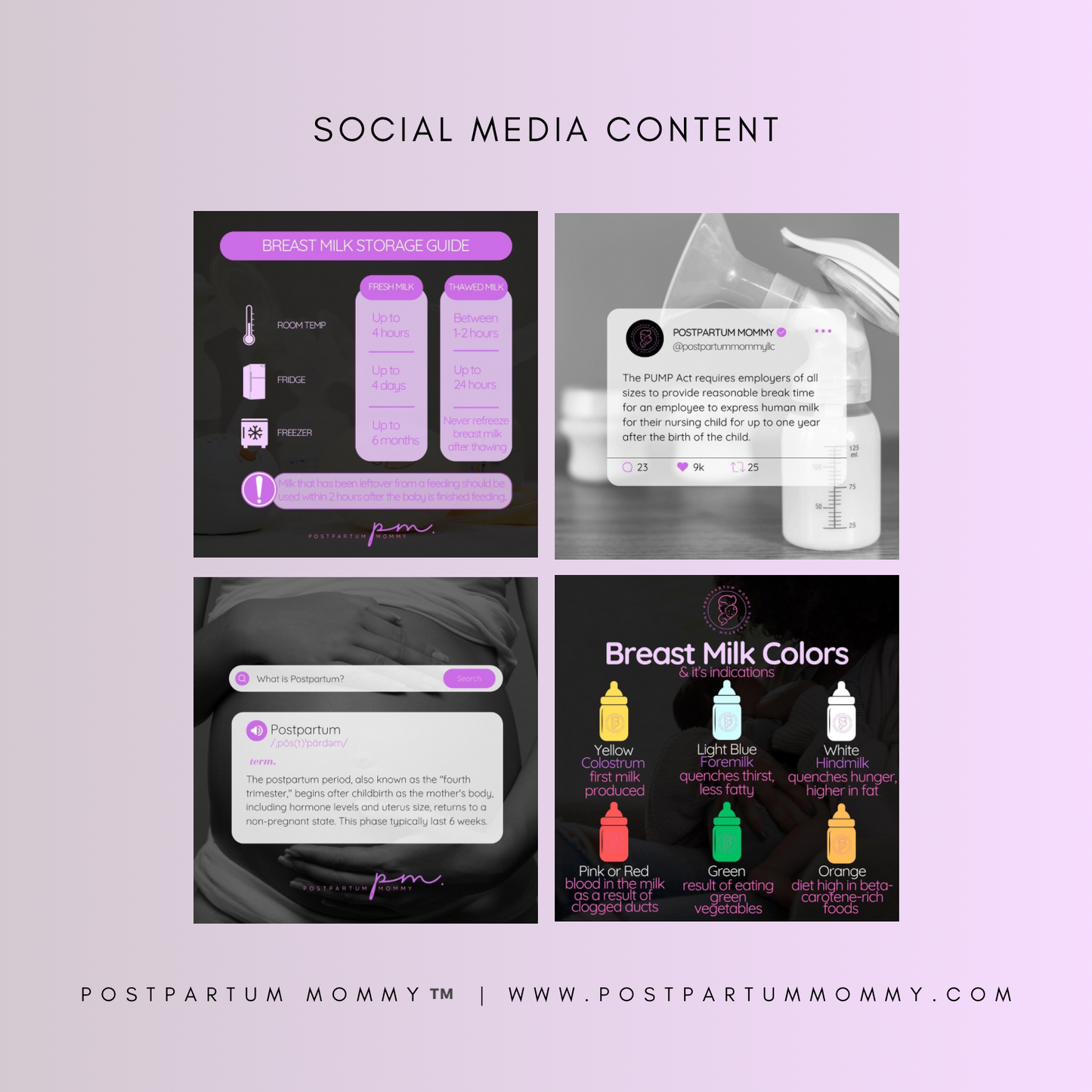 Social Media Content Packages