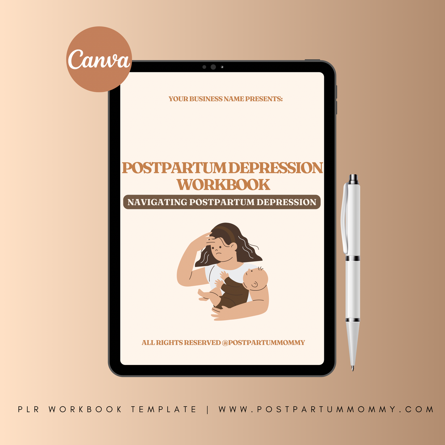 PLR: Postpartum Depression Workbook