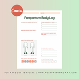 PLR: Postpartum Body Log