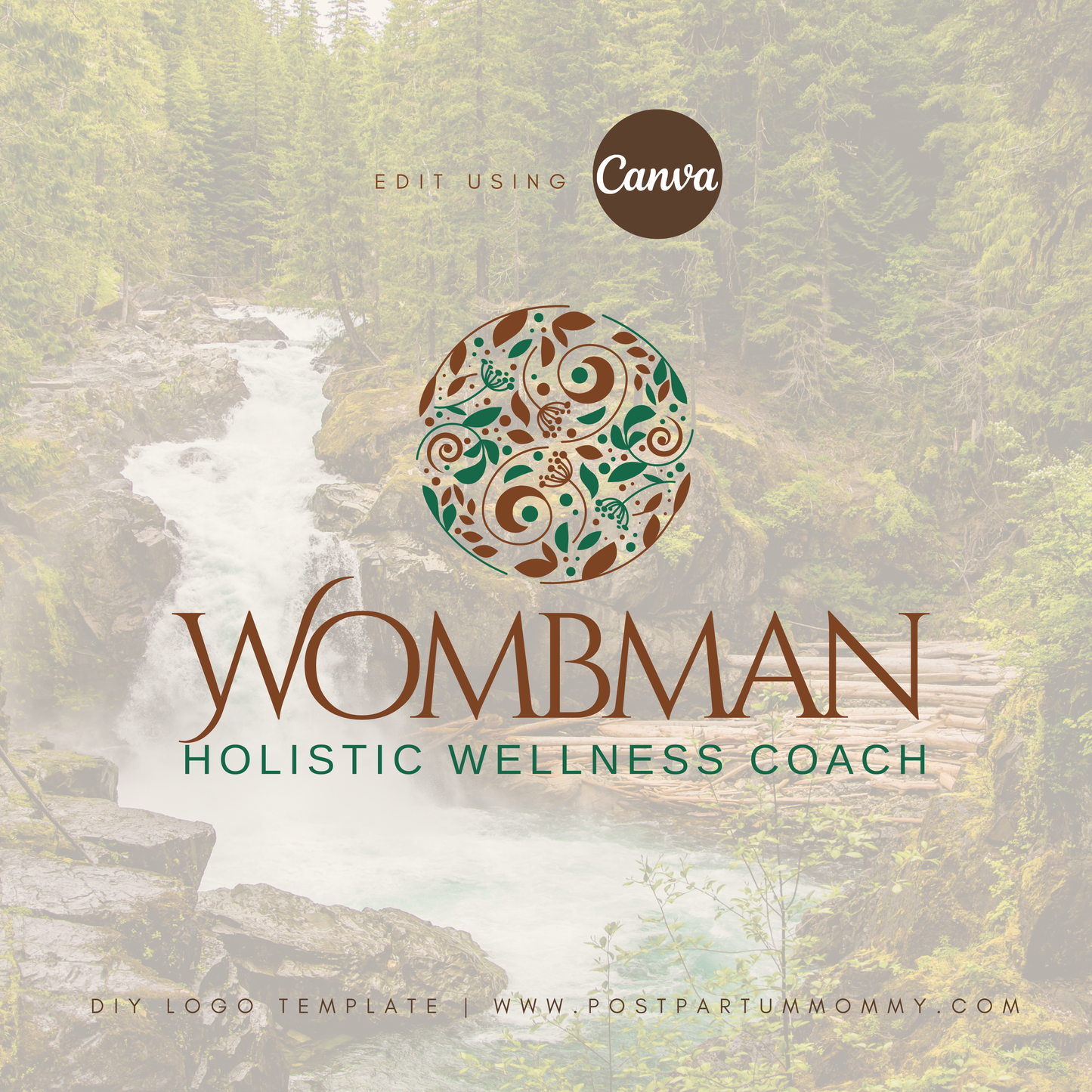 Holistic Wellness Coach DIY Logo