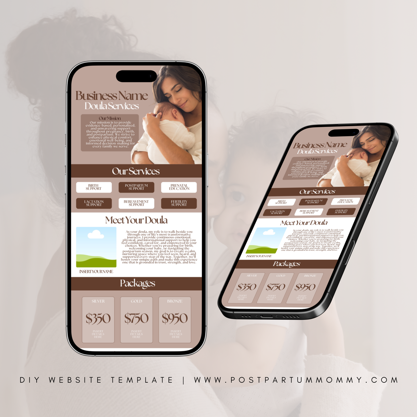 Doula Website Template