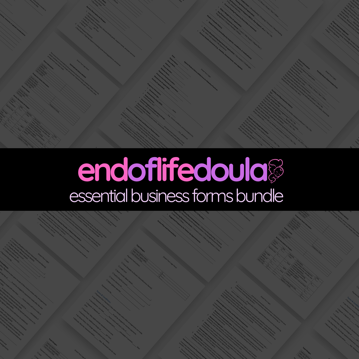 End-Of-Life Doula Essential Business Forms Bundle