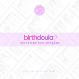 Birth Doula Client Intake Form
