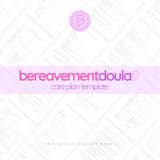 Bereavement Doula Care Plan Template