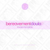 Bereavement Doula Invoice Template