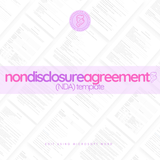 Non-Disclosure Agreement (NDA) Template